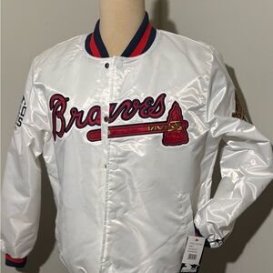 Kids White Braves Jacket